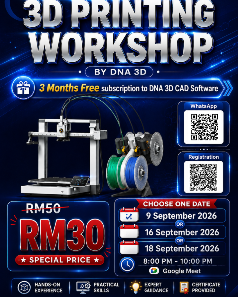 DNA 3D Workshop: Introduction to 3D Printing